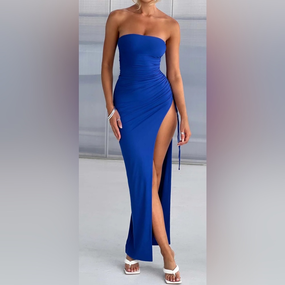 Babyboo Lavina Maxi Dress - Blue